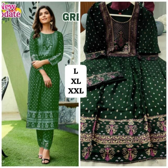 Alia Cut Gown Kurtis