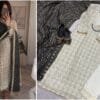 Black Grey Colour Readymade Desirable Fancy Faux Georgette Suits