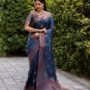 Blue Colour premium Soft Silk sarees