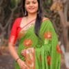 Green Colour Pure Mercerised Cotton Silk Saree