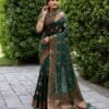 Green Colour premium Soft Silk sarees