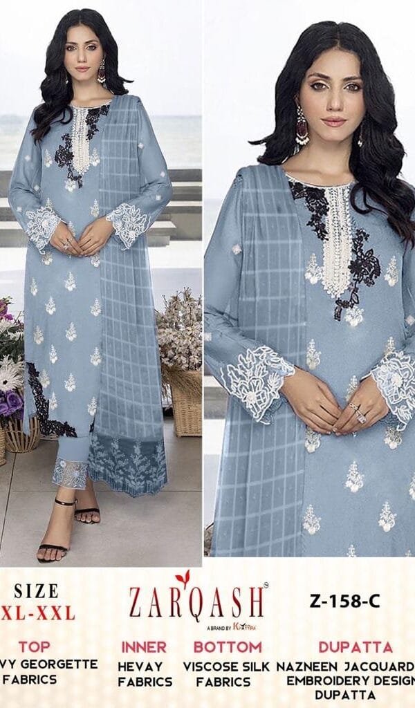 Grey Blue Colour READYMADE COLLECTION