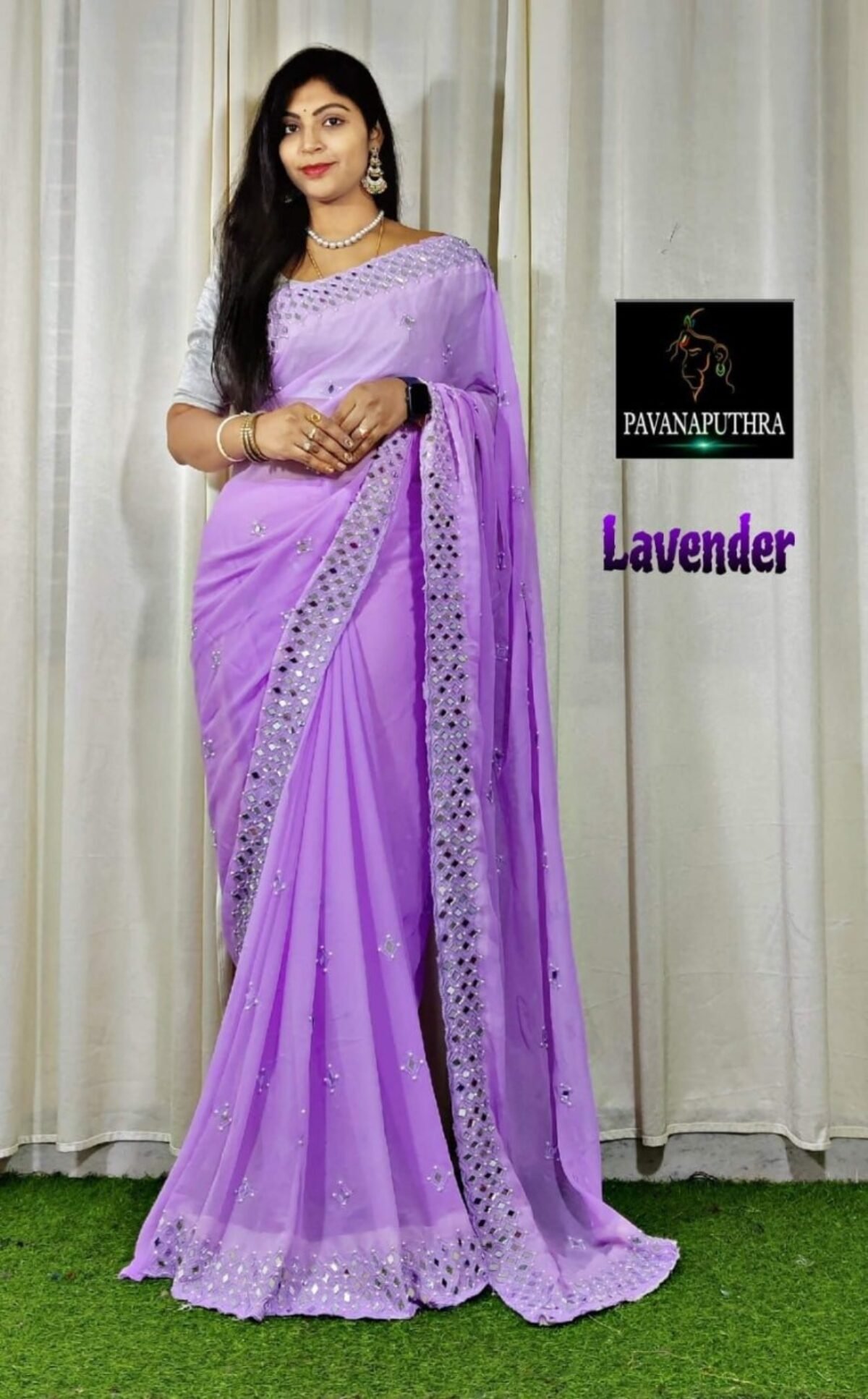 Lavender Saree - Buy Trendy Lavender Saree Online in India | Myntra