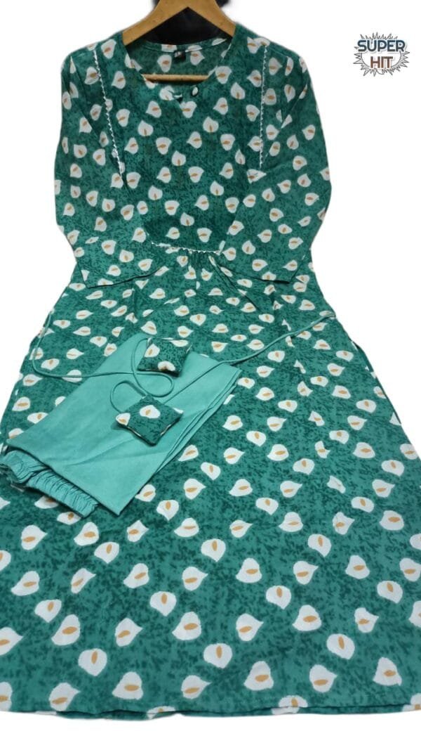 Light Blue Colour NEW LOOK NAYRA CUT KURTI