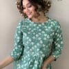 Light Blue Colour NEW LOOK NAYRA CUT KURTI