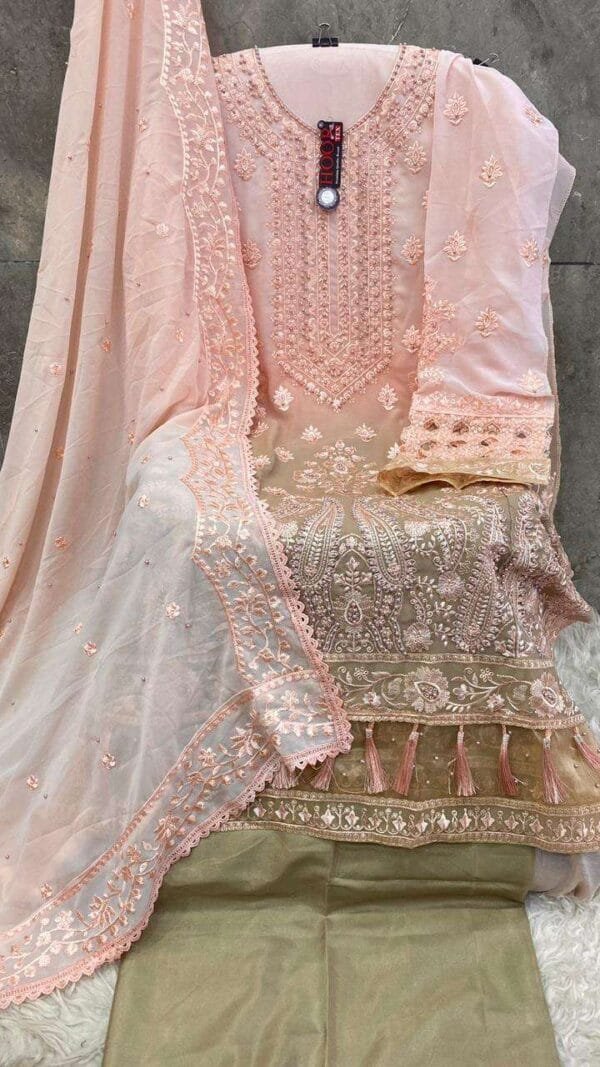 Light Brown Colour FOX GEORGETTE Suits