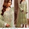 Light Green Colour GEORGETTE WITH HEAVY EMBROIDERED Suits