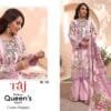 Light Megenta Colour Pure Cotton Print with heavy embroidery Suits