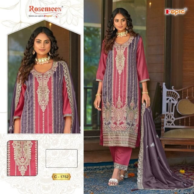 Light Pink VICHITRA EMBROIDERED Suits