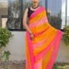 Light Yellow Colour PRESENT NEW READY TO WEAR 1 MIN SAREE