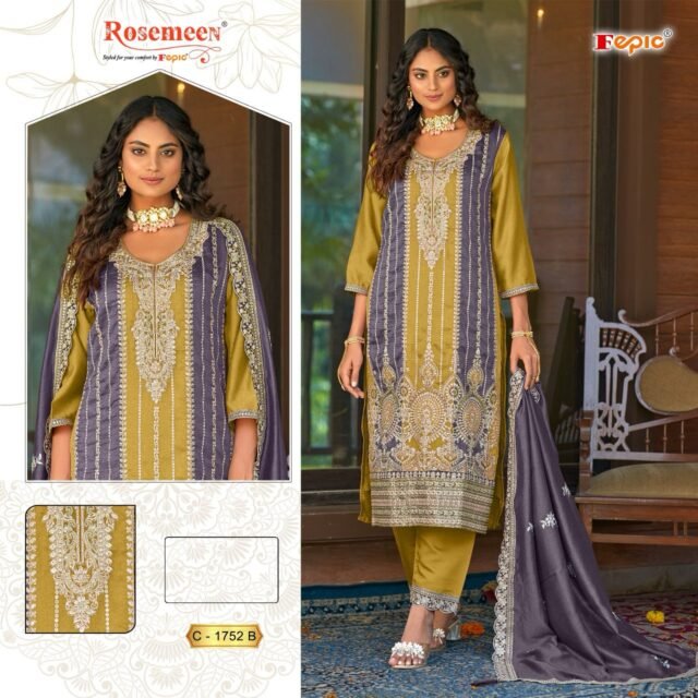 Light Yellow VICHITRA EMBROIDERED Suits