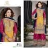 Meganta Colour Chinon Semi stitched very heavy embrdrdy Suits