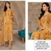 Orenge Colour Georgette With Siqunce Embroidery Work Suits