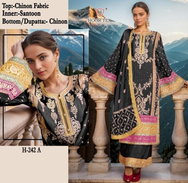 Pakistani Suits On Sale Imported Sillk