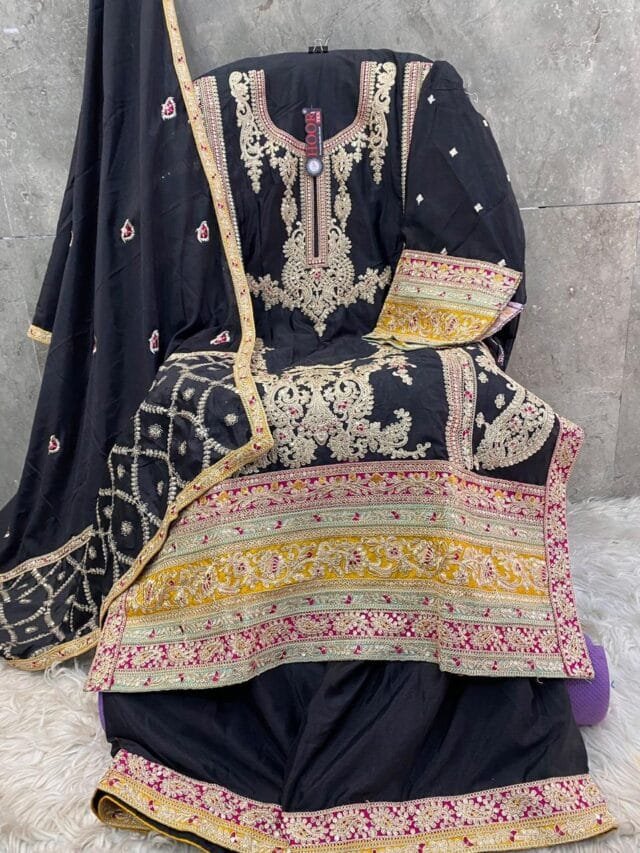 Pakistani Suits On Sale Imported Sillk