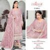 Pink Colour Fox georgette Embroidered Suits