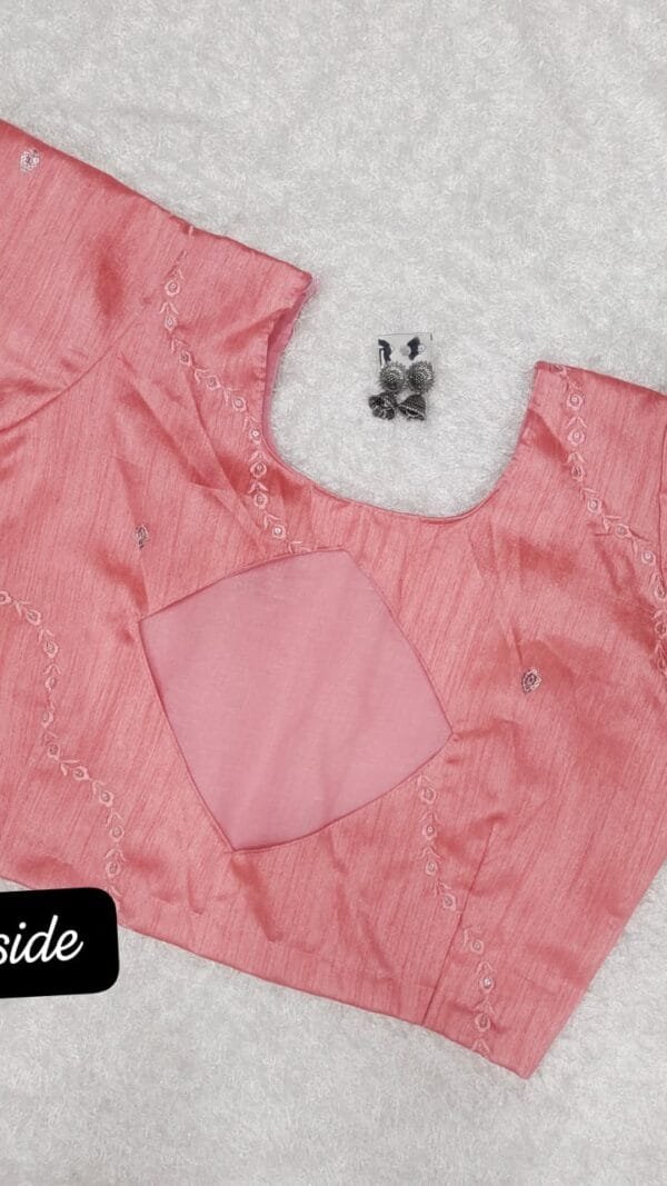 Pink Colour Pure soft organza saree