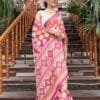 Red Colour New Designe Dola Silk Pure Zari Kanjivaram Patta Digital Print Saree