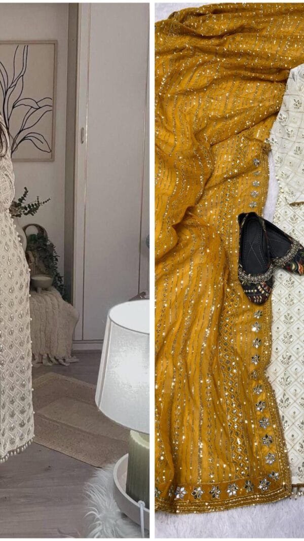 Sepiya Colour Readymade Desirable Fancy Faux Georgette Suits