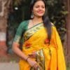 Yellow Colour Pure Mercerised Cotton Silk Saree