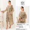 Biscyit Colour HEAVY FOX GEROGETTE EMBROIDERED Suit