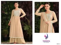 Biscyita Colour Georgett With Sequence Embroidery Work Suits