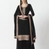 Black Colour Heavy Georgett With Sequence Suits