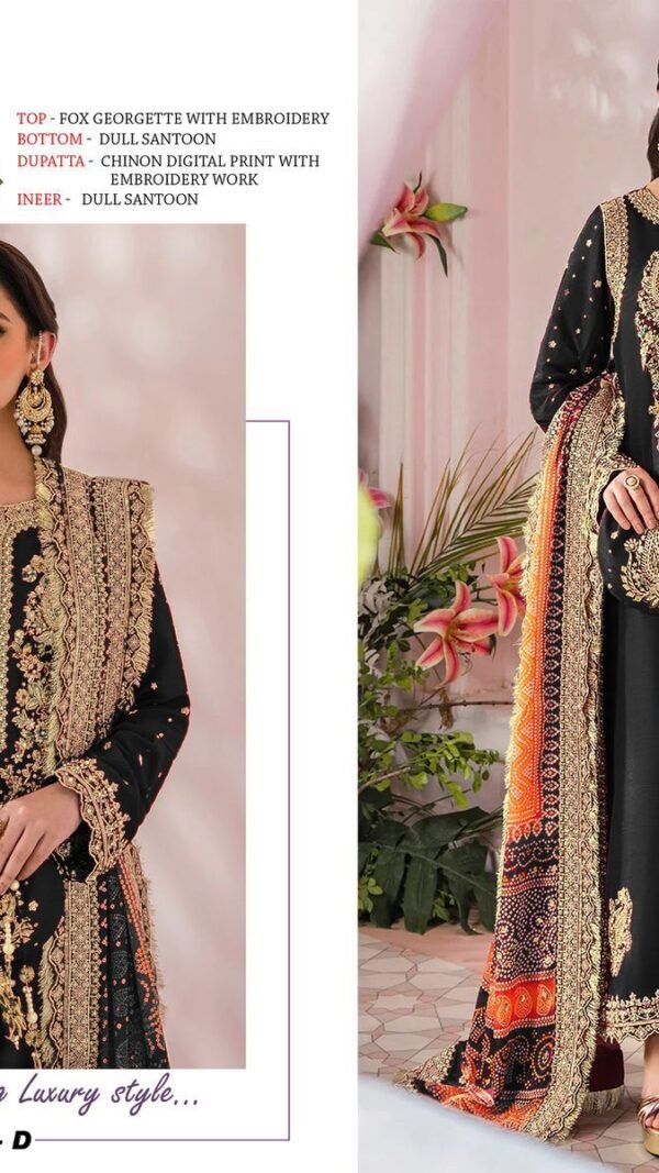 Black Colour Pakistani Festive & Party Wear Collection Suit