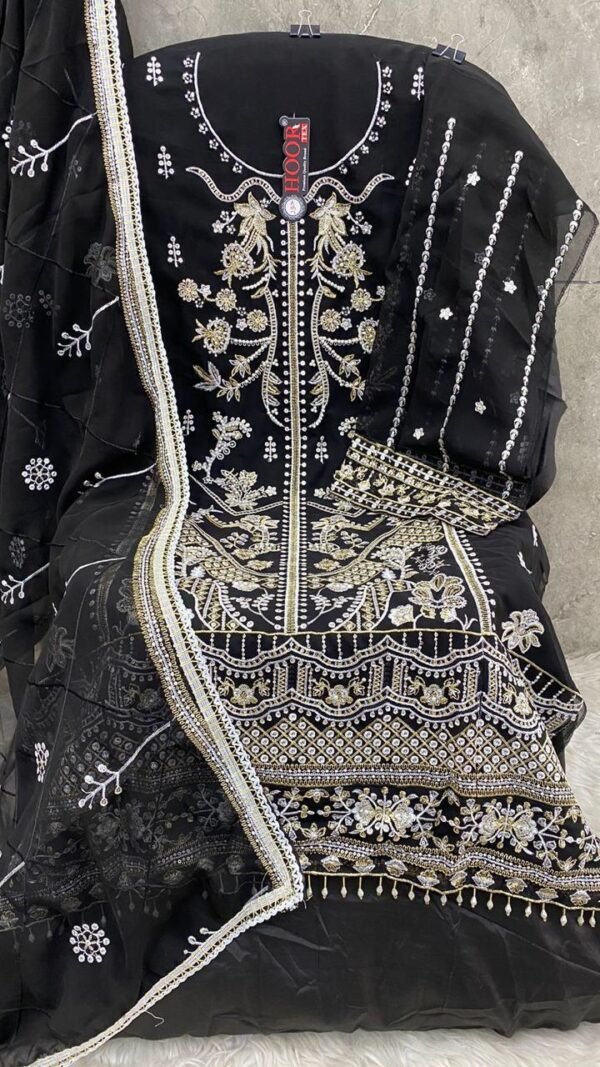 Black Colour SANTOON FOX GEORGETTE Suit