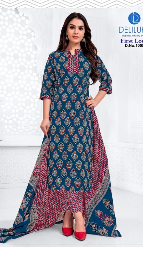 Blue Colour Heavy pure Cotton Kurtis
