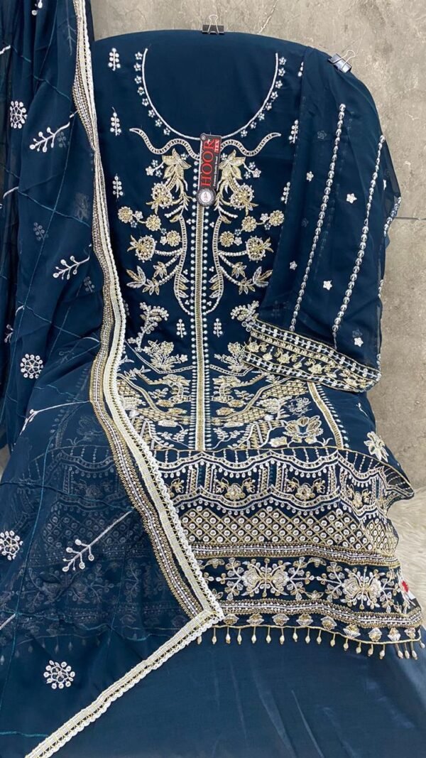 Blue Colour SANTOON FOX GEORGETTE Suit