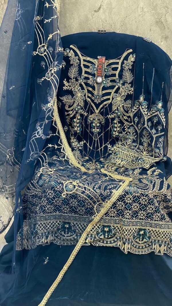 Blue Colour SANTOON FOX GEORGETTE Suit