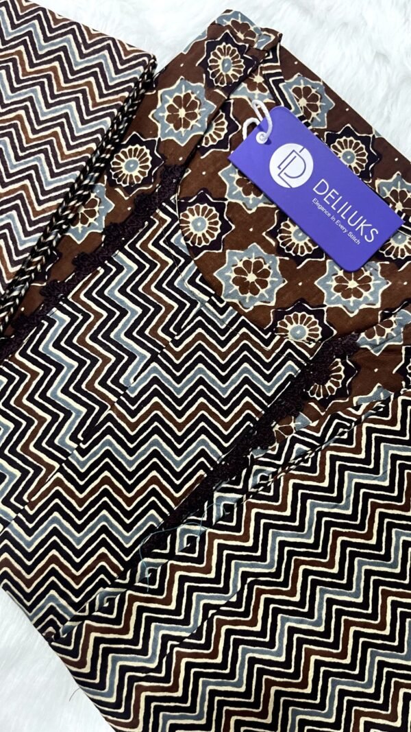 Brown Colour Heavy pure Cotton Kurtis