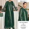 Green Colour Georgette With Heavy Embroidered Suits