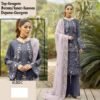 Grey Colour FOX GEORGETTE Suits
