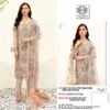 Grey Colour HEAVY FOX GEROGETTE EMBROIDERED Suit