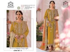 Haldee Colour Heavy Faux Georgette With Embroidery Work