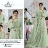 Light Green Colour Heavy Pure Fox Georgette Suits