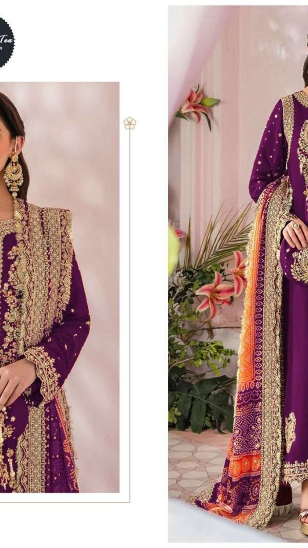 Maroon Colour Jorjet With Havy Embroidery Work Suits