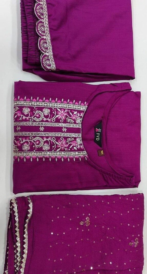 Maroon Colour Viscose Rayon Kurtis