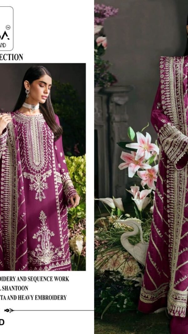 Megenta Colour Heavy Pure Fox Georgette Suits