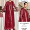 Red Colour Georgette With Heavy Embroidered Suits