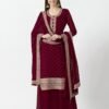 Red Colour Heavy Georgett With Sequence Suits