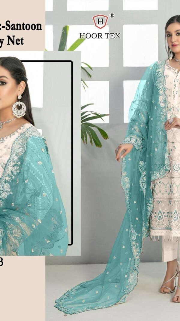 Sky Blue Colour Fox Georgette Suits