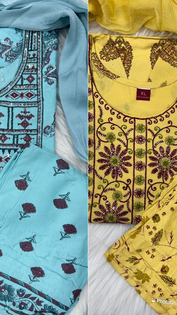 Sky Blue Ready to Wear Dresses