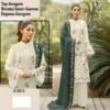 White Colour FOX GEORGETTE Suits