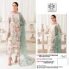 White Colour HEAVY FOX GEROGETTE EMBROIDERED Suit