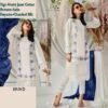 White Colour Hevy cotton pakistani Suits