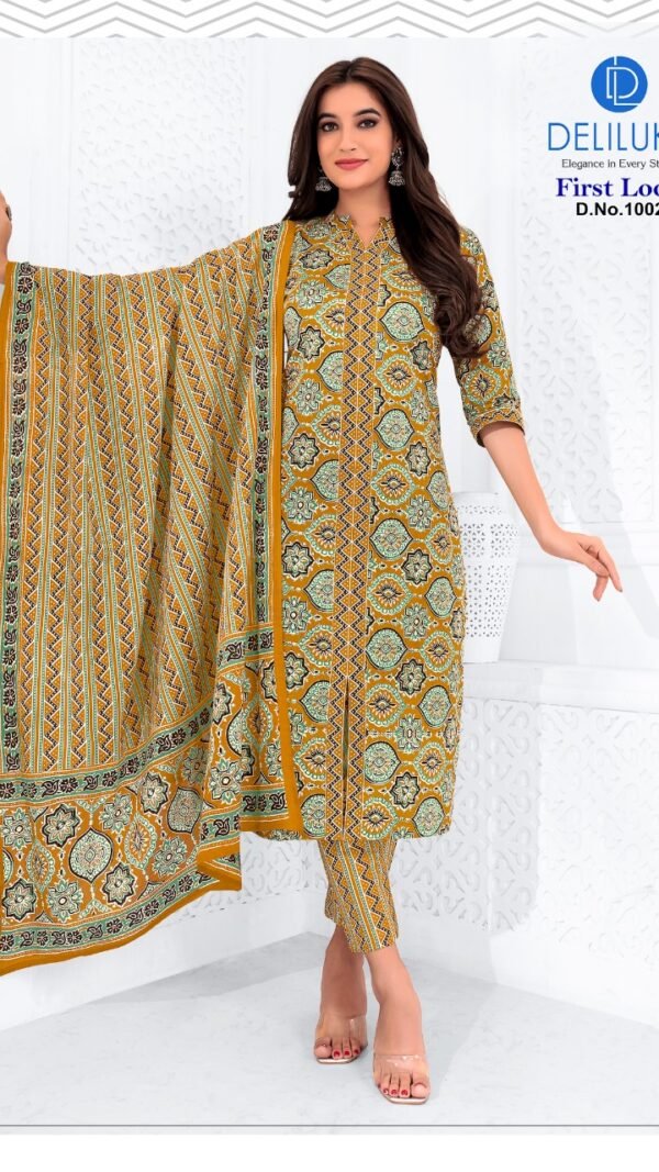 Yellow Colour Heavy pure Cotton Kurtis