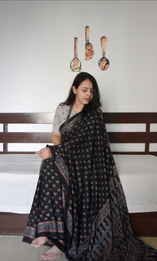 Ajrakh Artistry Drapes
